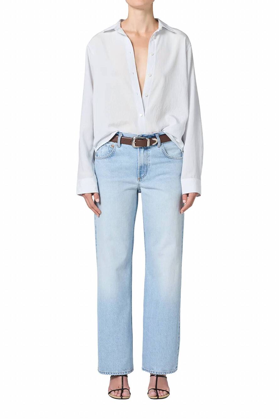 NEW CITIZENS OF HUMANITY women's lindz straight leg jeans in horizon